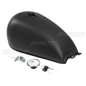 Réservoir d'essence pour moto 9L 2,4 gallons, réservoir de carburant Cafe Racer avec bouchon de réservoir d'huile pour Suzuki GN125 GN250 - Product Image 2