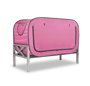 Tente <span class=keywords><strong>de</strong></span> camping pliable d'extérieur entièrement fermée avec moustiquaire intégrée et <span class=keywords><strong>rideau</strong></span> <span class=keywords><strong>de</strong></span> lit isolant, double usage pour l'ombrage - Product Image 1