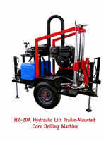 HZ18A 3.3KW Foreuse électrique pour béton et asphalte, pour l'échantillonnage de carottage de revêtements routiers, compatible avec les forets diamantés de 50 à 150 mm