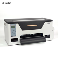 Imprimante DTF à impression rapide XP600 Circulation d'encre blanche PET Film impression t-shirt Machine de transfert de chaleur imprimante DTF A3 de bureau