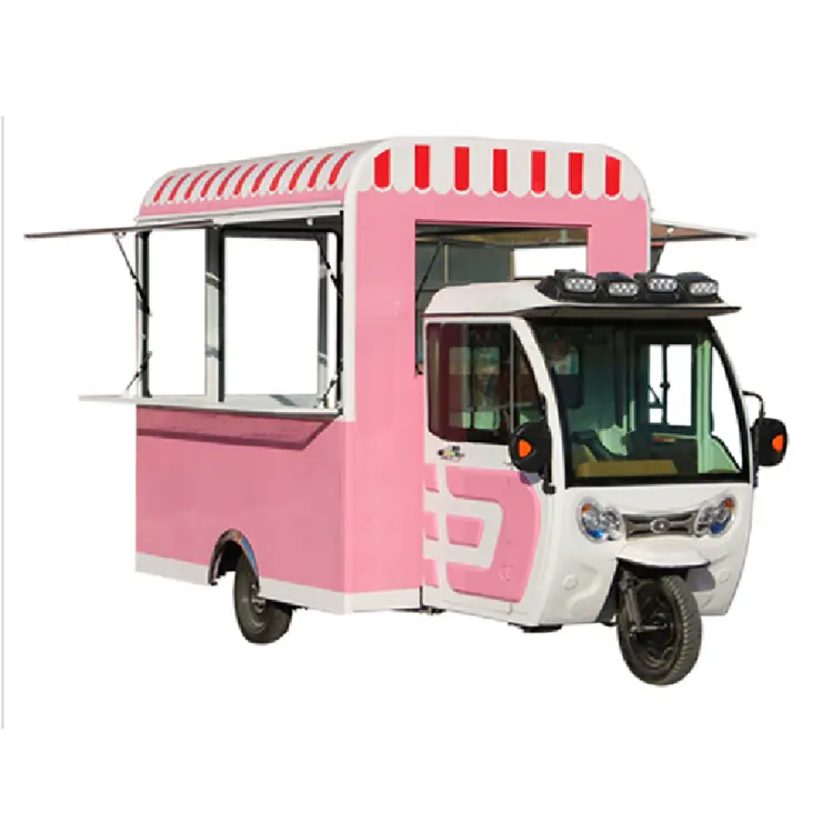 Reboque Do Caminhão de Alimentos multifuncional carro buffet Carrinho de cerveja Tanque Móvel Café Leite sorvete de troncos de carro para a tomada de fast food