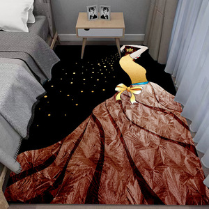 Alfombra Cuadrada de Dibujos Animados para Dormitorio Infantil, Alfombra para Sala de Estar, Linda Manta para Junto a la Cama, Mesa de Centro, Ventana - Product Image 6