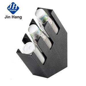 ที่ใส่แก้ว<span class=keywords><strong>กาแฟ</strong></span>แบบใช้แล้วทิ้งสีดำที่วางแก้วอะคริลิคพลาสติกสำห<span class=keywords><strong>ร</strong></span>ับ<span class=keywords><strong>ร</strong></span>้านกาแฟ - Product Image 6