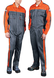[T-BUC] OEM/ODM TB-723J MARCA COREANA Conjunto de Chaqueta y Pantalones de Trabajo Reflectantes de Poliéster y Algodón con Cintura Elástica - Product Image 2