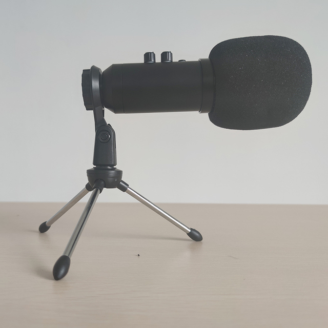 Lane Bm-800ec Durable and Long Lasting with Tripod Mount USB Condenser Desktop Microphone
