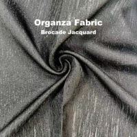 Penjualan laris Dubai gaun Jacquard logam jenis bunga Muslim kain brokat Jacquard motif bunga 3D cantik Timur Tengah bahan garmen