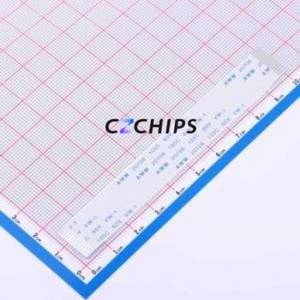 ZX-FFC1.0-T-10048-13P FFC Cable (Flexible Flat Cable) P=1mm Connector 13P 1mm Non-Inverting 10cm - Product Image 1