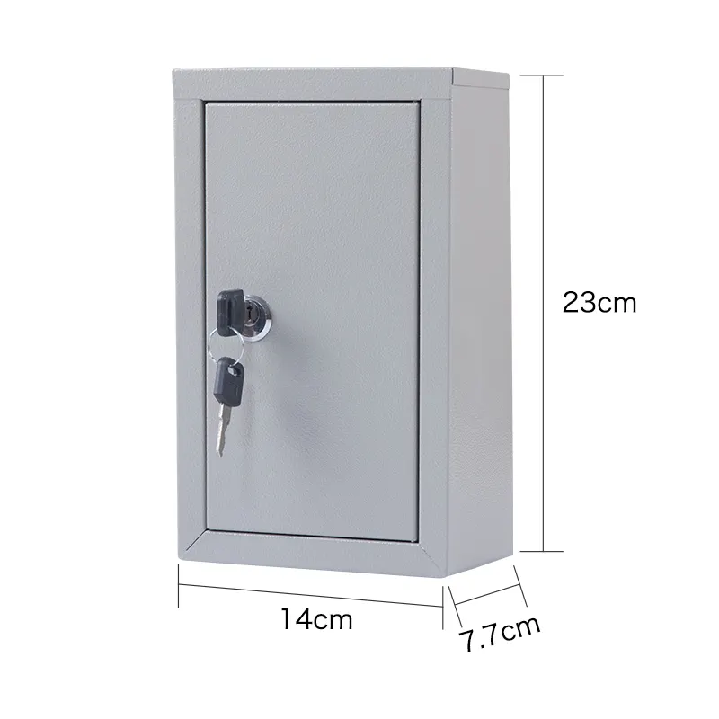 Металлическая коробка для хранения монет, коробка для подарков, металлический замок, коробка для экономии наличных монет