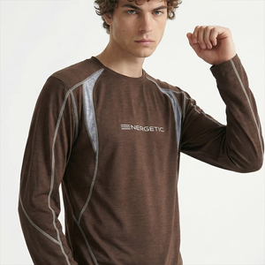 QUICKSHOW <span class=keywords><strong>RUDOLF</strong></span> T-shirts de course à séchage rapide, respirants, anti-transpiration, vêtements de sport, t-shirts d'entraînement à coutures contrastées, unisexe - Product Image 3