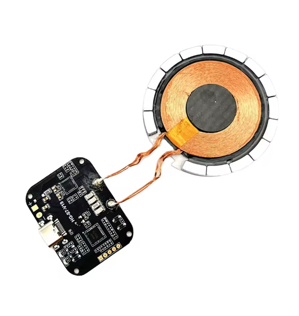 Certified for Convenient Wireless Charging, 15W Wireless Magnetic PCBAtransmitter Module1 Ounce Thick Copper,12V/9V Power Supply