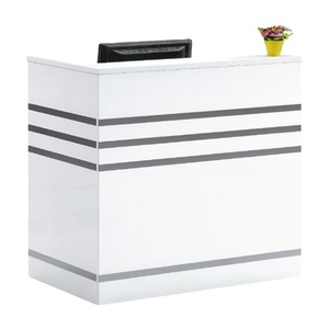 Quầy thu ngân gỗ hiện đại giản dị cho các cửa hàng nhỏ cho quần áo siêu thị nhà hàng cửa hàng thanh tiếp tân bàn trung tâm ứng dụng - Product Image 4