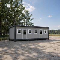 Mini-maison préfabriquée portable pour location vacances et espace de vie en plein air
