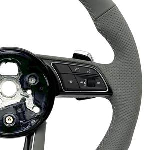 Volant <span class=keywords><strong>de</strong></span> direction en cuir perforé complet pour <span class=keywords><strong>Audi</strong></span> S3 A5 A5 8t A5 B8.5 RS4 B9 - Product Image 6