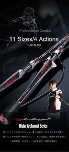 Juego de Cañas de Pescar HISTAR Archangel Soft Tone para Pesca de Lubina, Pez Mandarín y Lucio - Combo de Pesca Multisección para Lago y Río - Product Image 3