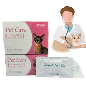 Kit De Teste Rápido Prueba Rápido Felino Canino veterinário diagnóstico Fip Fcov Ehr Ccv y Cdv Cpv Toxo Cpiv Cav Gia Fpv Ag Ab Como Teste - Product Image 1