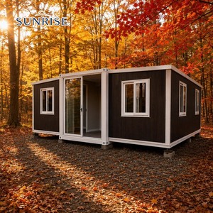 Maison Modulaire Préfabriquée SUNRISE 20ft 40ft, 2-3 Chambres, Maison Mobile Pliante, Tiny House, Conteneur Extensible de Luxe Préfabriqué - Product Image 1