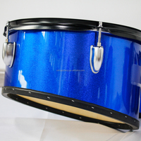 Good Quality Professional Percussion Snare Marching Drum Set 3-4-5 Joint Wooden with PVC Drum Heads Belt Blue Red White Black