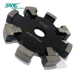 Disque de coupe en béton, chauffage au sol, 16mm, 125mm, pour passage de briques murales et de sol, en forme de V, partie en T - Product Image 4