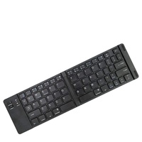 Sans fil ergonomique Ultra mince Portable russe sans fil pliable BT clavier pour Smartphone