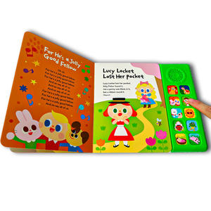 <span class=keywords><strong>Libros</strong></span> de audio impresos personalizados para niños Boardbook impresión bebé educación juguetes libro de sonido para niños <span class=keywords><strong>libros</strong></span> con sonidos - Product Image 3