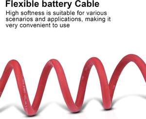 Câble en silicone extra souple 4AWG haute température et haute tension, ignifuge, pour batterie de véhicule électrique - Product Image 4