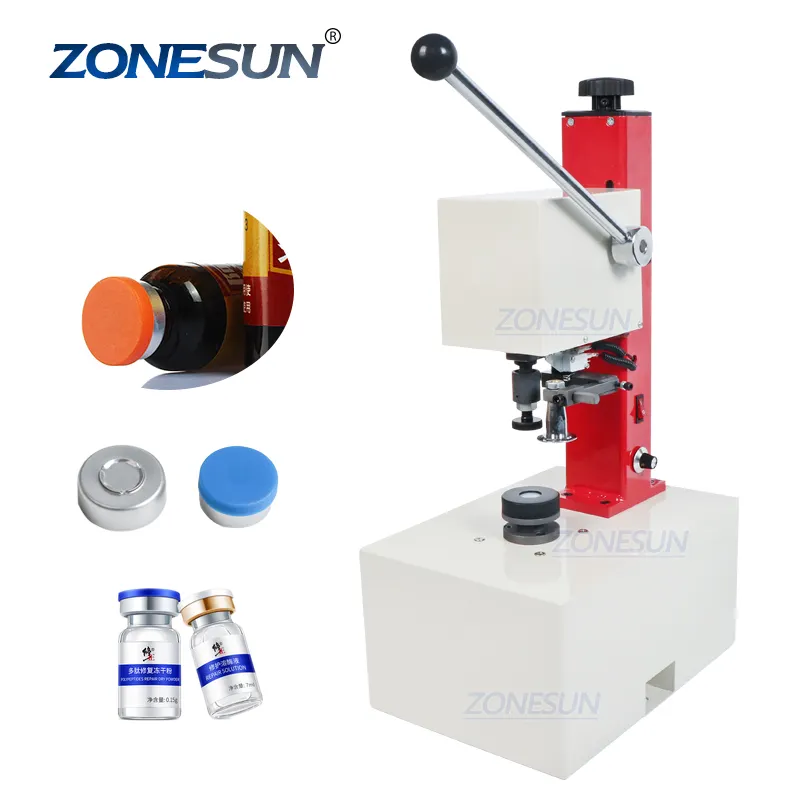 ZONESUN10-35MMペニシリンボトルキャッパー抗生物質ボトルクリンパー香水経口液体溶液電気キャッピングマシン