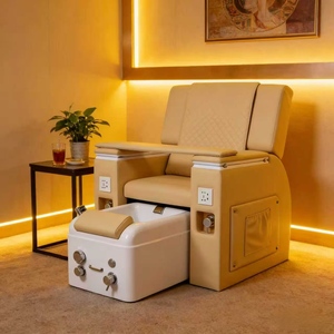 Sillón Multifuncional para Manicura, Pestañas, Pedicura, con Masaje de Espalda y Reposapiés - Product Image 1