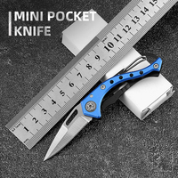 Couteau de camping pliant portable EDC en acier inoxydable de 15,2 cm avec clip, fabrication OEM DIY par le fabricant Gongthai