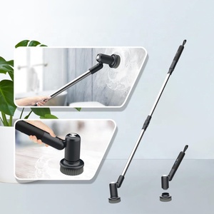 Electric Spin <strong>Scrubber</strong> Cleaning <strong>Brush</strong> Chargeable Cordless <strong>Power</strong> Scrub <strong>Scrubber</strong> Cleans With Extension Handle Adaptive <strong>Brush</strong> - Product Image 1