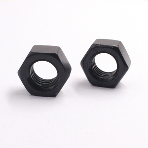 Tùy chỉnh din985 Chất lượng cao thép carbon mạ kẽm tại chỗ cung cấp màu đen Heavy Duty <span class=keywords><strong>Hexagon</strong></span> Nuts Hex <span class=keywords><strong>NUT</strong></span> - Product Image 1