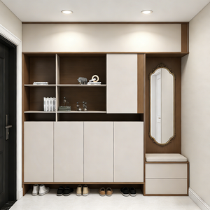 Archivador de Madera MDF Moderno y Pulido, Estantería Multifuncional de Gran Capacidad, Unidad de Almacenamiento SENSAI Z19 para Hogar, Dormitorio, Apartamento - Product Image 5