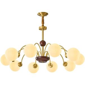 Lámpara Led de estilo Vintage con múltiples cabezales, bombilla E27 de forma redonda para sala de estar, dormitorio, comedor, estudio, decoración del hogar - Product Image 4