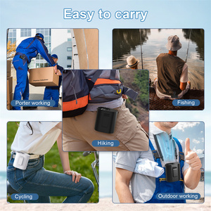 Xách Tay Eo <span class=keywords><strong>Fan</strong></span> Ba Tùy Chọn Có Thể Sạc Lại Pin Hoạt Động Điện Clip-On Áo Sơ Mi <span class=keywords><strong>Fan</strong></span> Đối với Trang Chủ Xe Ngoài Trời Khách Sạn RV Sử Dụng - Product Image 5