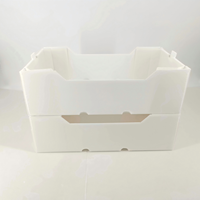 Emballage écologique ventilé réutilisable en plastique avec impression personnalisée et remplissage minéral pour avocat, raisin et légumes