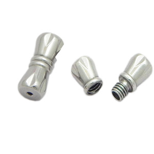 Bán buôn thép không gỉ đậu phộng vít Loại clasp cho da Vòng đeo tay vòng cổ Clasp trang sức phụ kiện Clasp - Product Image 4