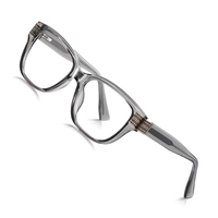 Nouvelles montures de lunettes carrées pour homme, lunettes de marque, design en métal, lunettes optiques, myopie, lunettes de lecture, TR90