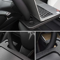 Plateau de table de voiture populaire en ABS pour Tesla Model 3/Y/S/X, pour iPad/ordinateur portable/tablette/ordinateur portable