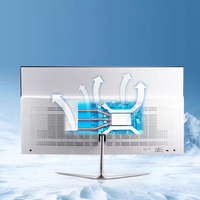 Computadora Todo en Uno de 21.5 Pulgadas, Computadora de Escritorio I5 DDR3 8GB 256GB SSD, Computadoras Todo en Uno, PC Todo en Uno AIO