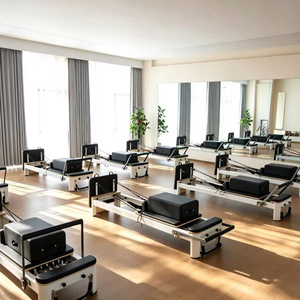 <span class=keywords><strong>Barre</strong></span> de repose-pieds réglable pour gain de place, équipement d'entraînement <span class=keywords><strong>au</strong></span> <span class=keywords><strong>sol</strong></span> pour le yoga, machine de Pilates Reformer professionnelle multifonctionnelle en aluminium - Product Image 1