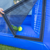 Jeu de sport interactif gonflable de tennis et de pickleball de qualité commerciale avec matériau PVC, certifié CE, garantie de 3 ans, installation facile