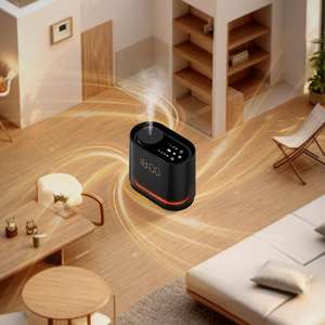 Diffuseur <span class=keywords><strong>d</strong></span>'arômes intelligent pour la maison SCENTA, <span class=keywords><strong>purificateur</strong></span> <span class=keywords><strong>d</strong></span>'<span class=keywords><strong>air</strong></span> avec horloge, diffuseur <span class=keywords><strong>d</strong></span>'huiles essentielles sans eau Bluetooth pour hôtel, spa - Product Image 2