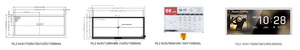 หน้าจอหมึกอิเล็กทรอนิกส์ขนาด 10.2 นิ้ว 960x544 สีดำ ขาว และแดง หน้าจอกระดาษอิเล็กทรอนิกส์ SPI - Product Image 4