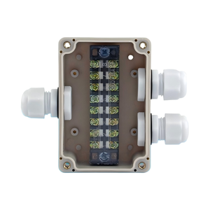 100x68x50mm <b>Waterproof</b> Junction <b>Box</b> One-in-two-out 15A Terminal Block PG11 Cable Gland Enclosure Terminal <b>box</b> - Product Image 1