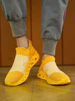 Chaussures décontractées unisexes en maille tissée blanches, légères, taille 36-48, chaussures de couple, tendance de la mode, respirantes, printemps été