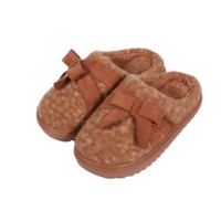 Chaussons d'hiver Paul Frank pour hommes et femmes, chauds, doublés en peluche, à bout fermé, antidérapants, semelle épaisse en EVA, vente en gros