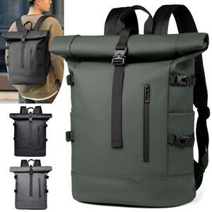 Unisex Custom Large Capacity Casual Business <b>Laptop</b> <b>Backpack</b> Waterproof Sport Daypack Nylon for Office School Travel Daily - Product Image 1