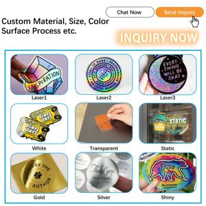 Pegatinas para Automóviles, Logotipo Personalizado, Etiqueta Holográfica, Logotipo de Marca, Pegatinas de Vinilo Troqueladas - Product Image 5