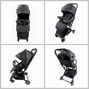 Adjustable Directi Foldable Aluminum Alloy Pushchair <b>Baby</b> Stroller with <b>Bassinet</b> Toddler Featuring Adjustable Backrest - Product Image 4