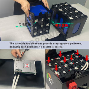 Boîtier de <span class=keywords><strong>batterie</strong></span> DIY 24 volts avec cellules de type empilable 8S, boîtier de <span class=keywords><strong>batterie</strong></span> Lifepo4 25,6V 280Ah pour boîtes de <span class=keywords><strong>batterie</strong></span> Lifepo 24V, supports - Product Image 3