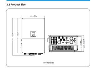 อินเวอร์เตอร์ไฮบริด Deye 80KW ขนาด 606x927x385 มม. อินเวอร์เตอร์พลังงานแสงอาทิตย์อุตสาหกรรมสามเฟส ได้รับการรับรองมาตรฐาน CE มีสินค้าในสต็อก EU - Product Image 3